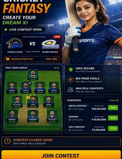 Inbetzplay (inbetz play) fantasy cricket & matchday visual 3